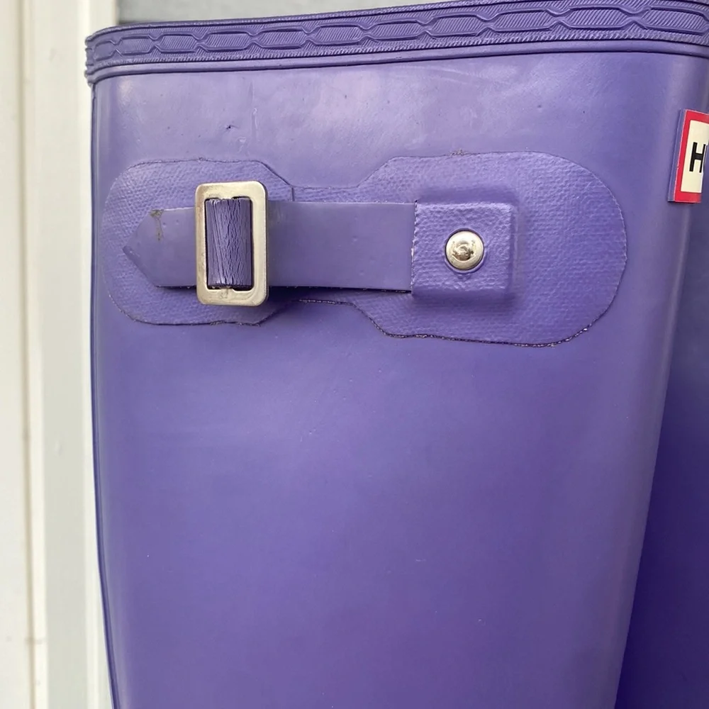 Hunter Purple Rain Boot Women’s size 5m / 6f - Picture 10 of 16